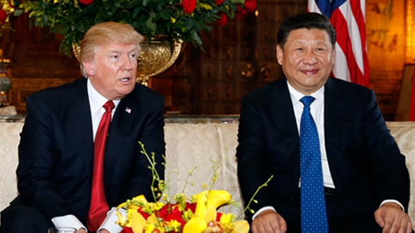 도널드 트럼프 미국 대통령과 시진핑 중국 국가주석. (사진출처= KBS방송 캡처)