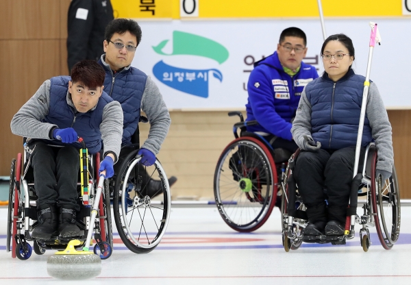 제16회 전국장애인동계체육대회 경기장면.  (사진=경북도)