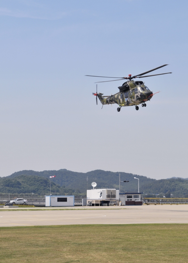 국내 최초의 한국형기동헬기 '수리온'. (사진제공=방사청)