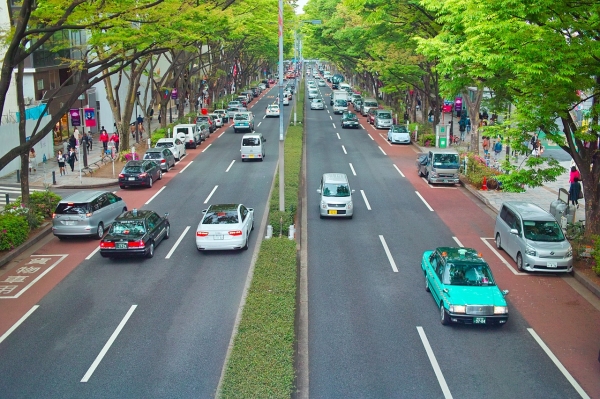일본 현지 도로를 주행 중인 자동차 대부분이 일본산 자동차다. 일본은 수입차의 무덤이라고 불리는 곳이다. (사진=Pixabay)