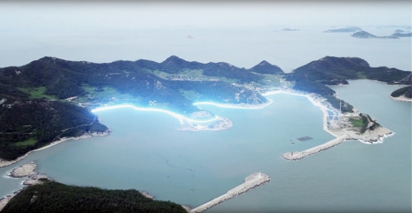 LS산전이 직류 에너지 자립섬을 구축한 전남 진도군 서거차도 전경. (사진제공=LS산전)