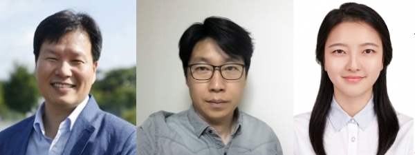 허원도(왼쪽부터) 교수, 박병욱 교수, 유다슬이 학생 (사진제공=IBS)