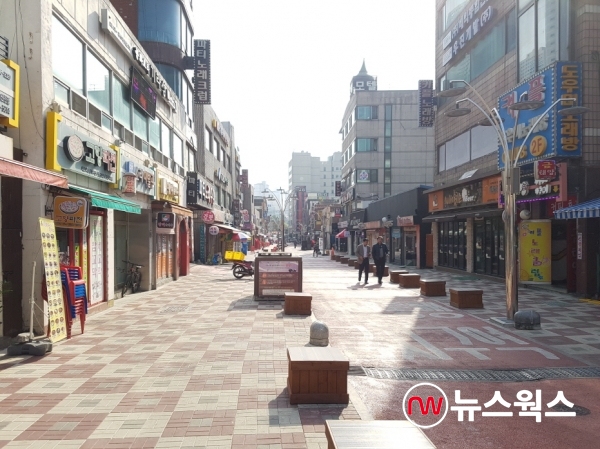 시흥시가 신천동 문화의 거리 환경개선사업 완공식을 지난 2일 열었다. (사진제공=시흥시)