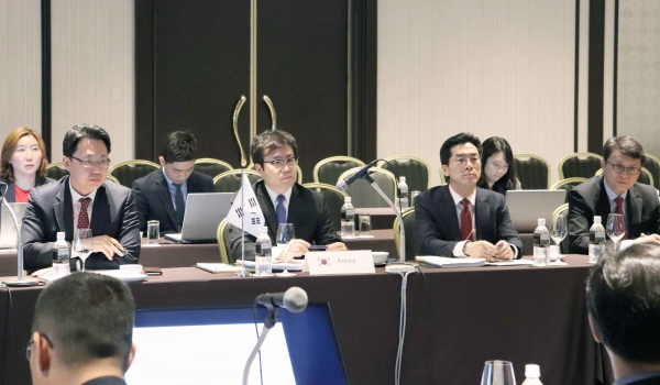여한구 산업부 통상교섭실장이 지난 4월 12일 일본 도쿄에서 열린 '제15차 한중일 FTA 공식 협상'에 참석