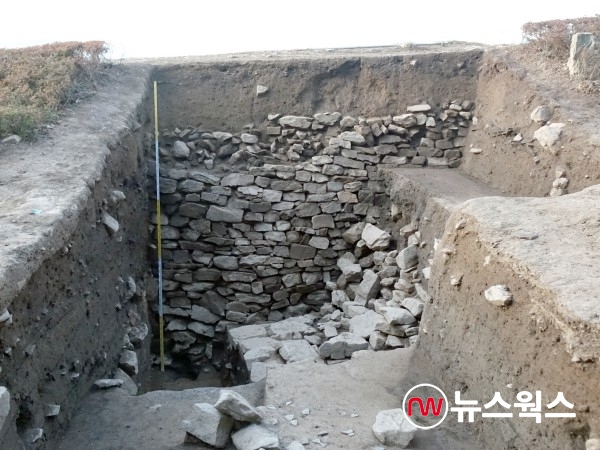 오산 독산성세마대지 삼국시대 성벽(사진제공=오산시)