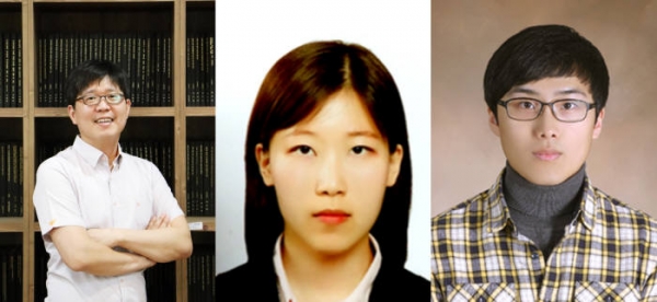 노준석(왼쪽부터) 교수, 김민경 박사과정, 이다솔 씨 (사진제공=포항공대)