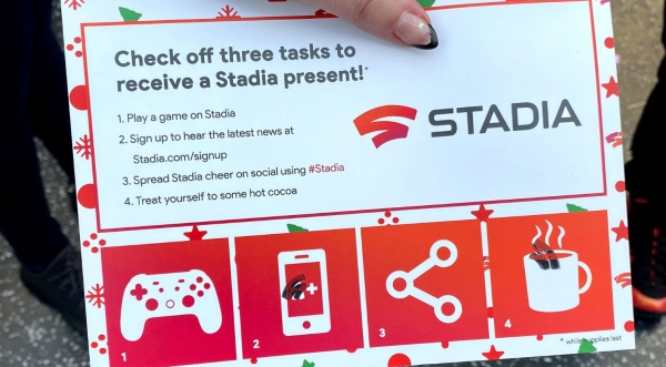 구글은 지난 11월 스트리밍 게임 서비스 '스타디아'를 출시했다. (사진=구글 스타디아 트위터)