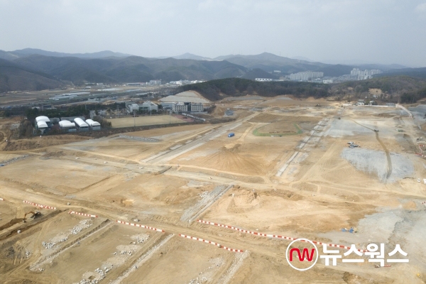 용인시의 대표적 산업단지인 용인테크노밸리 조성공사 진행 모습(사진제공=용인시)