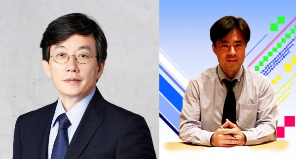 손석희(왼쪽) JTBC 사장과 김웅(오른쪽) 프리랜서 기자. (사진=손석희 페이스북, Ryan&Folks)