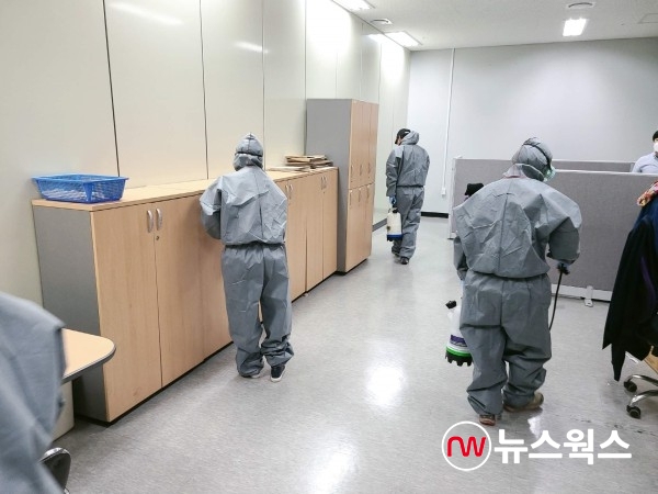 동탄 쿠팡물류센터 현장점검 모습(사진제공=화성시)