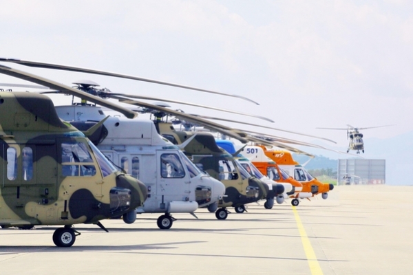 수리온 기반의 군·관용 파생형 헬기. (사진제공=KAI)