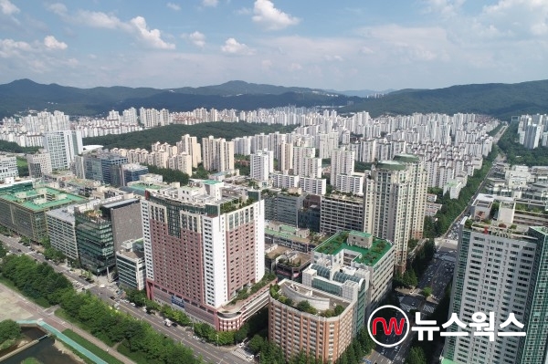 성남시 수내동 서현동 일대 아파트 단지(사진제공=성남시)