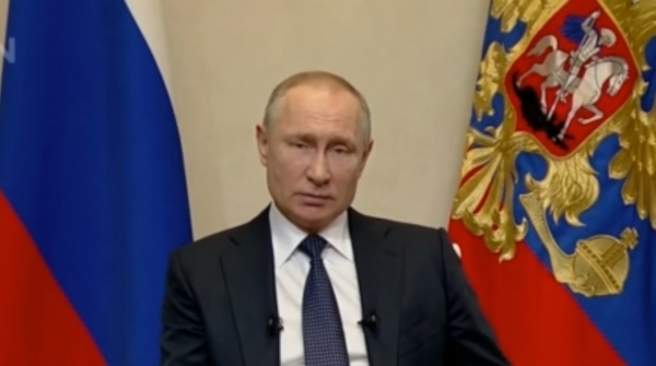 블라디미르 푸틴 러시아 대통령. (사진=CGTN 유튜브)