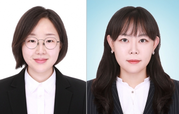 최은정(왼쪽), 박주희 학생