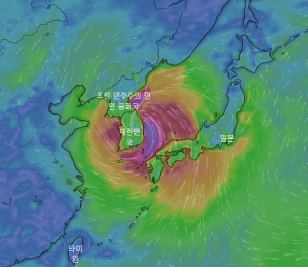 제10호 태풍 '하이선'의 북상으로 피해가 속출한 가운데 11호 태풍 노을·12호 태풍 돌핀에 대한 관심도 높아지고 있다. (사진=윈디닷컴/기상청 날씨누리)