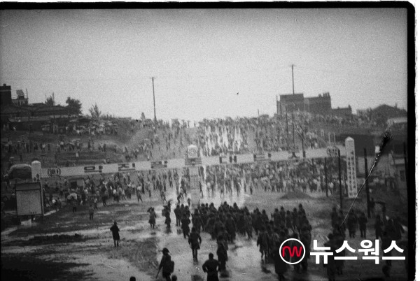1971년 8월 10일 광주대단지 사건 당시 모습(자료사진=성남시)