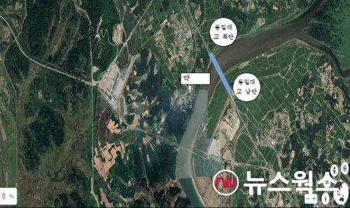 이재강 평화부지사 0.9km 삼보일배 진행 계획도(사진제공=경기도)