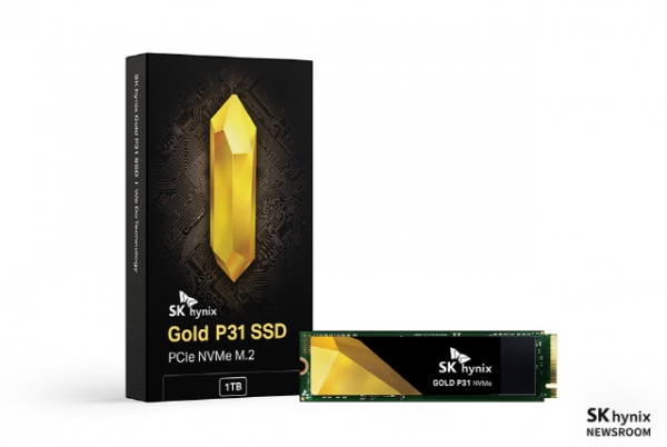SK하이닉스가 국내 시장에 정식 출시한 SSD ‘Gold P31’. (사진제공=SK하이닉스)