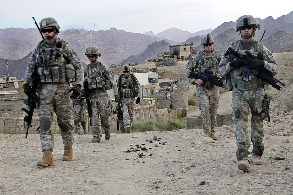아프가니스탄에서 복무 중인 미군. (사진제공=플리커)