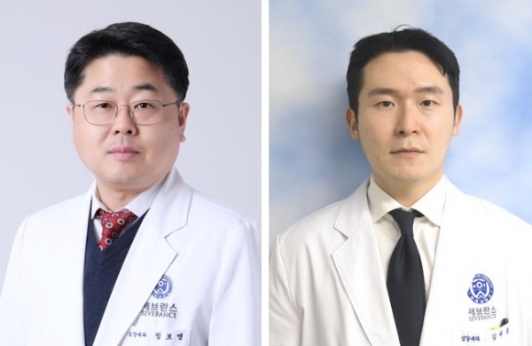 정보영 교수(왼쪽)와 김대훈 교수
