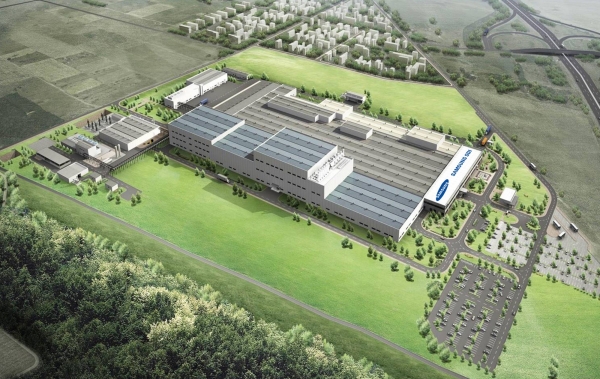 삼성SDI가 헝가리에 짓는 전기차용 배터리 공장 조감도 (사진제공=삼성SDI)
