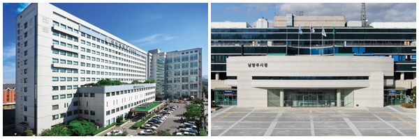 남양주시(오른쪽)와 한양대 구리병원(왼쪽) 전경 (사진=뉴스웍스 DB)