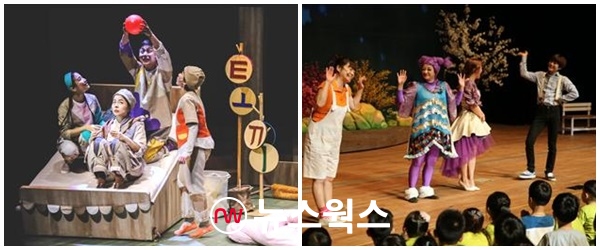 ‘벨벳토끼(왼쪽), 제돌이의 꿈(오른쪽)’ 공연 모습 (사진제공=여주세종문화재단)