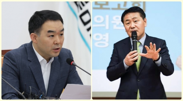 채이배(왼쪽) 바른미래당 전 의원·김관영 바른미래당 전 의원. (사진=페이스북 캡처)