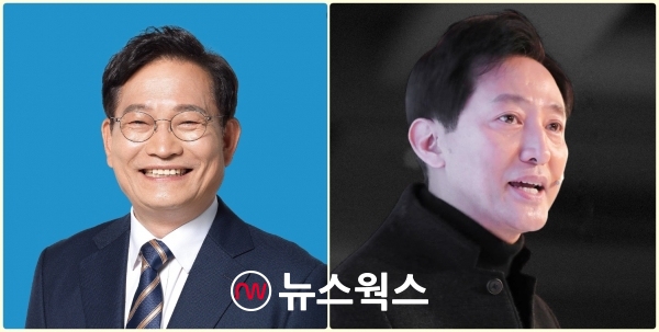 송영길(왼쪽) 민주당 전 대표 vs 오세훈 서울시장. (사진=페이스북 캡처)