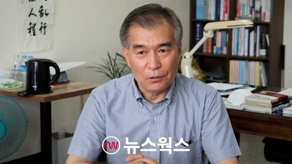 김현기 서울시의원 당선인이 13일 서울 강남구 수서동에 있는 그의 사무실에서 인터뷰를 하면서 단호한 표정을 짓고 있다. (사진=원성훈 기자)