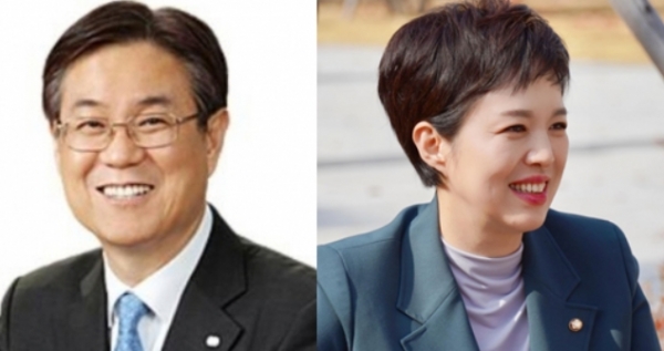 이관섭(사진 왼쪽) 신임 정책기획수석, 김은혜 신임 홍보수석. (사진=뉴스웍스 DB)