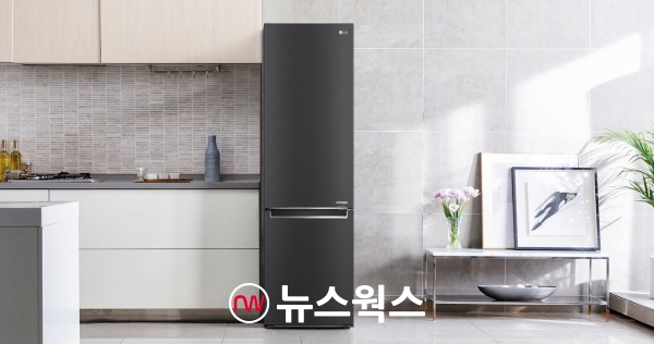 LG전자 '2도어 상냉장 하냉동 냉장고' 신제품. (사진제공=LG전자)