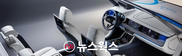 하만 디지털콕핏이 탑재된 차량 모습. (사진=삼성전자 홈페이지)