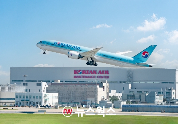 대한항공의 보잉 787-9. (사진제공=대한항공)
