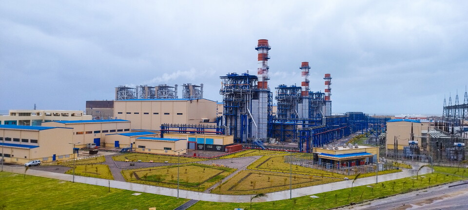 알제리 라스지넷 가스복합화력발전소 전경. (사진제공=대우건설)