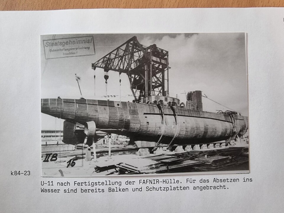 최초로 흡음 타일을 붙인 독일유보트 U-11 (사진제공=잠수함연구소)