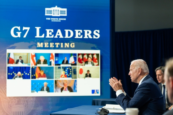 2021년 G7 정상회의에 참여한 조 바이든 미국 대통령. (사진=조 바이든 트위터 캡처)