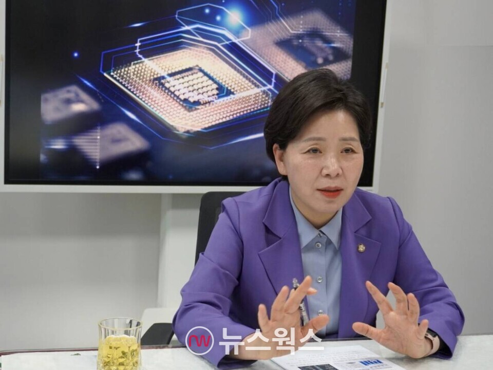 지난 15일 서울 여의도 국회 의원회관에서 뉴스웍스와 인터뷰를 진행한 양향자 무소속 의원. (사진=고지혜 기자)