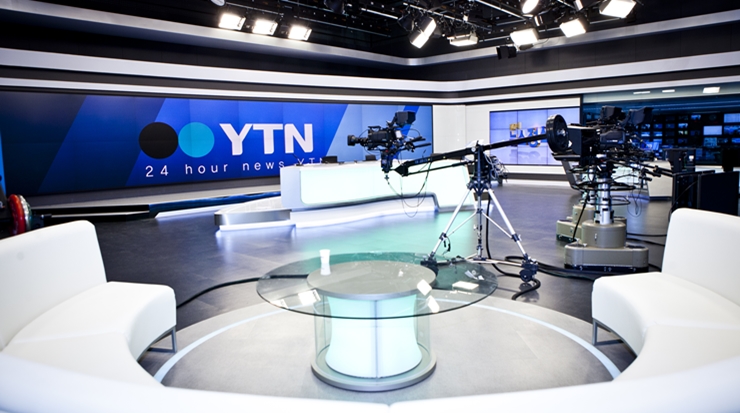 YTN의 24시간 보도가 이어지는 스튜디오. (사진=YTN노동조합 홈페이지 캡처)