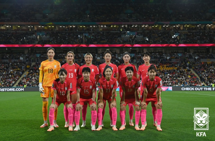 여자 축구대표팀이 독일과 무승부로 여자월드컵을 마쳤다. (사진=대한축구협회 홈페이지 캡처)