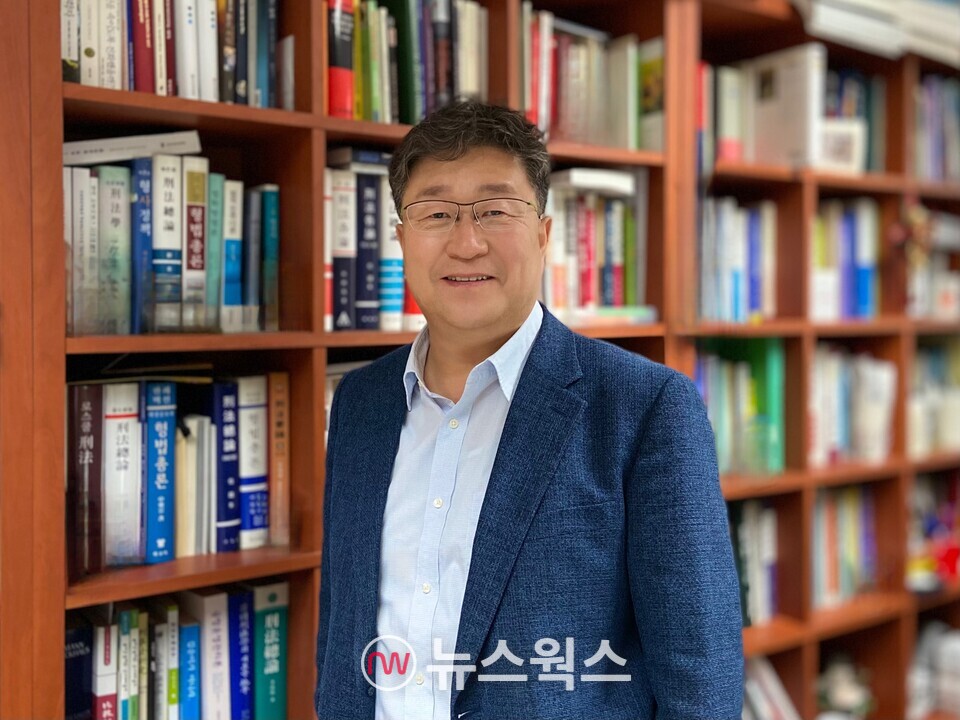 황호원 한국항공대 교수 겸 한국항공보안학회 회장. (사진=정민서 기자)