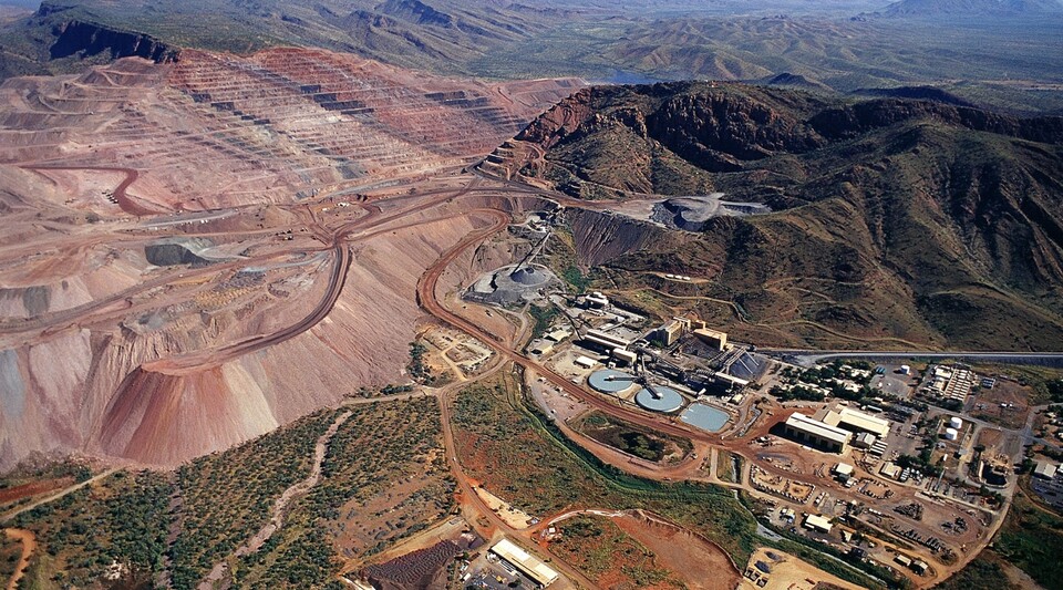 Mais de 90% dos diamantes rosa descobertos até agora foram encontrados na mina Argyle, no noroeste da Austrália.  Esta mina foi encerrada em 2020 devido à fraca viabilidade económica.  (Foto cortesia da Rio Tinto)