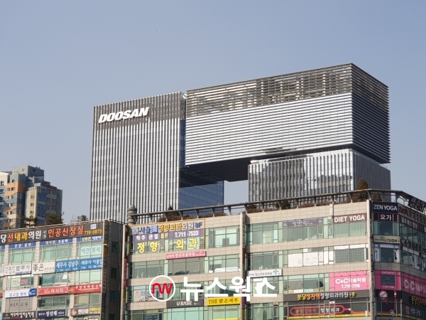 성남시 분당구 정자동 소재 분당 두산타워. (사진=원성훈 기자)