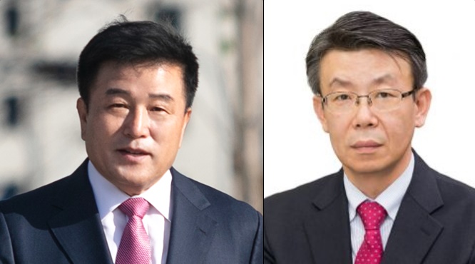이진복(왼쪽) 대통령실 정무수석과 최훈 싱가포르 대사. (출처=이진복 블로그와 싱가포르 대사관 홈페이지)