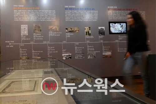 수원 구 부국원 2층에 상설 전시되고 있는 부국원과 수원의 역사.(사진제공=수원시)