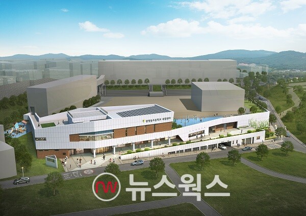 광명동초등학교 복합시설 조감도.(사진제공=광명시)