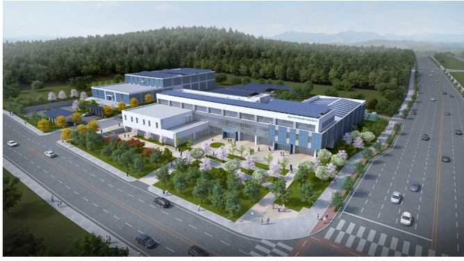 전기차 배터리 자원순환 집적단지 조감도. (자료제공=환경부)