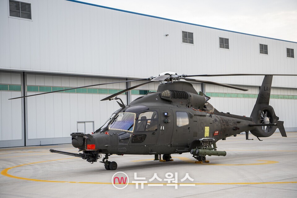 육군의 500MD와 AH-1S를 대체할 소형무장헬기(LAH). (사진제공=KAI)
