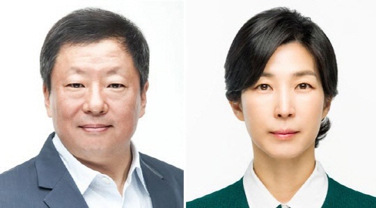 전인장 삼양식품 전 회장(왼쪽)과 김정수 부회장. (사진제공=삼양식품)