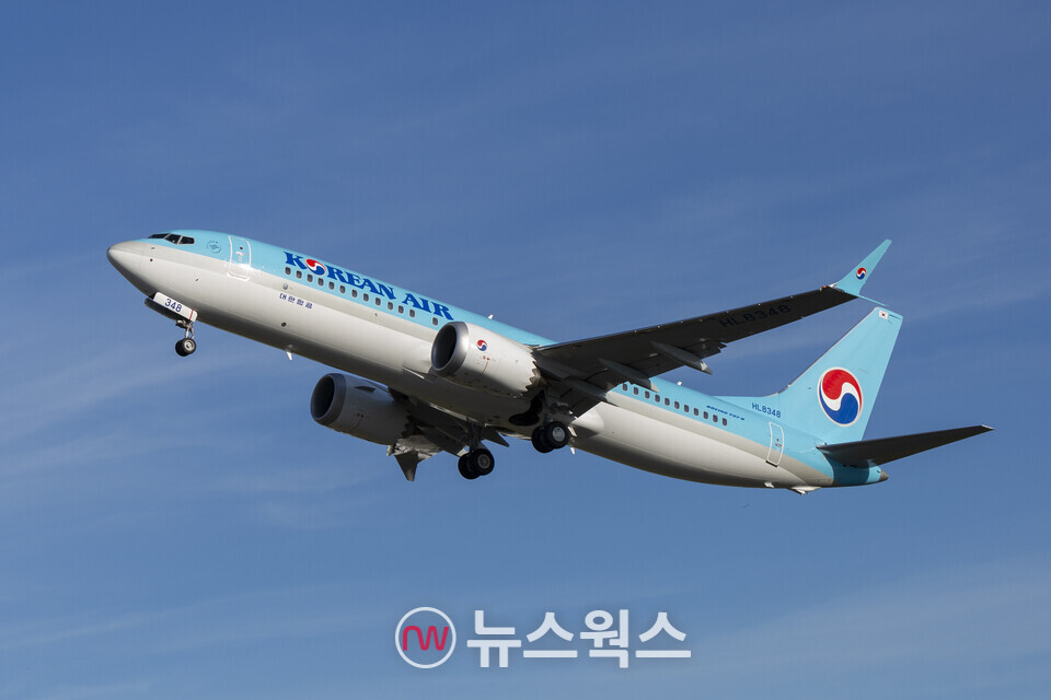 대한항공의 '보잉737-8'. (사진제공=대한항공)